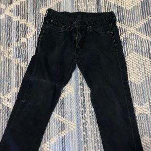 Denim Levi black jeans 32x30